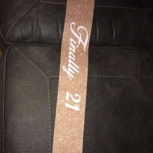 21st Birthday Sash
